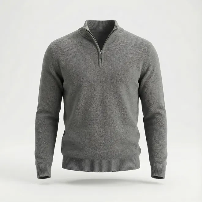 mens sweater, quarter zip sweater, half zip sweater, winter sweater, autumn sweater