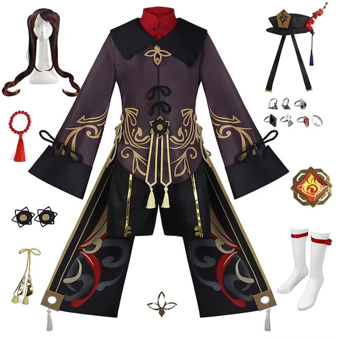 anime cosplay, hu tao cosplay, hu tao costume