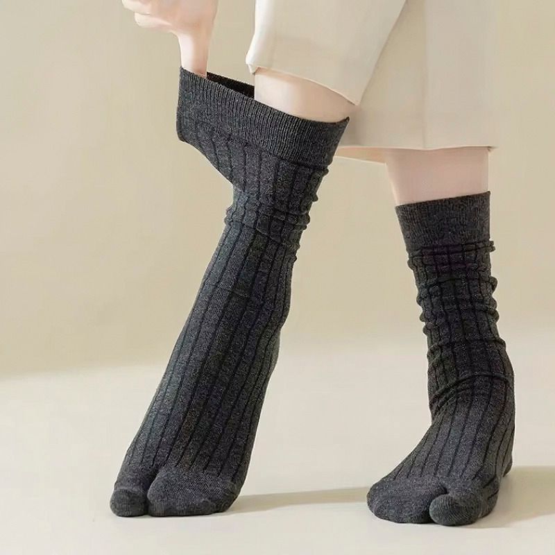 tabi socks, cotton socks, winter socks, split toe socks