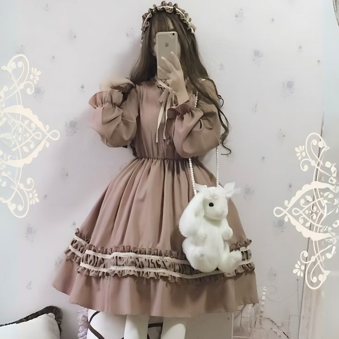 lolita dress, cute dress, japanese dress, japanese vintage dress