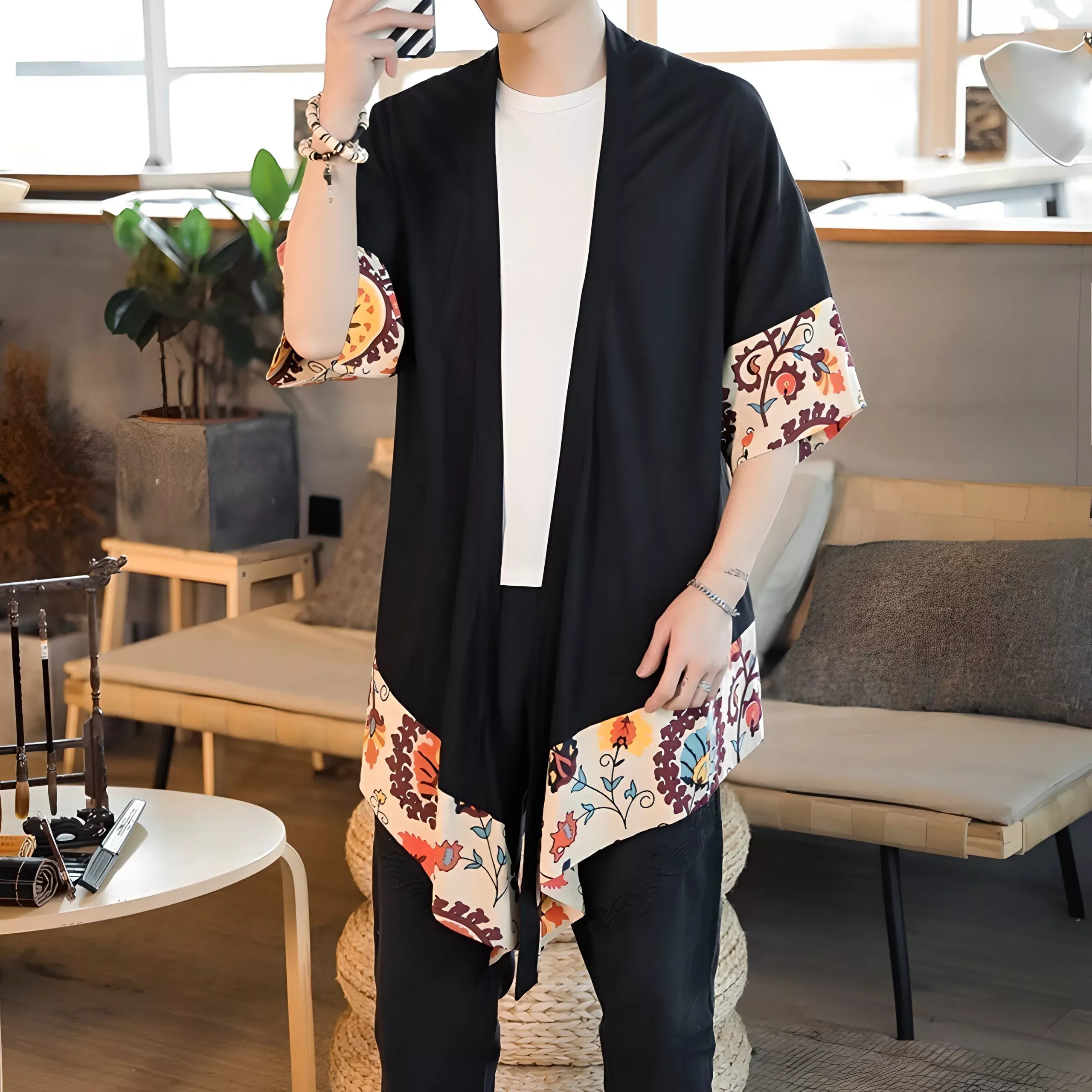 Kimono cardigan outlet man