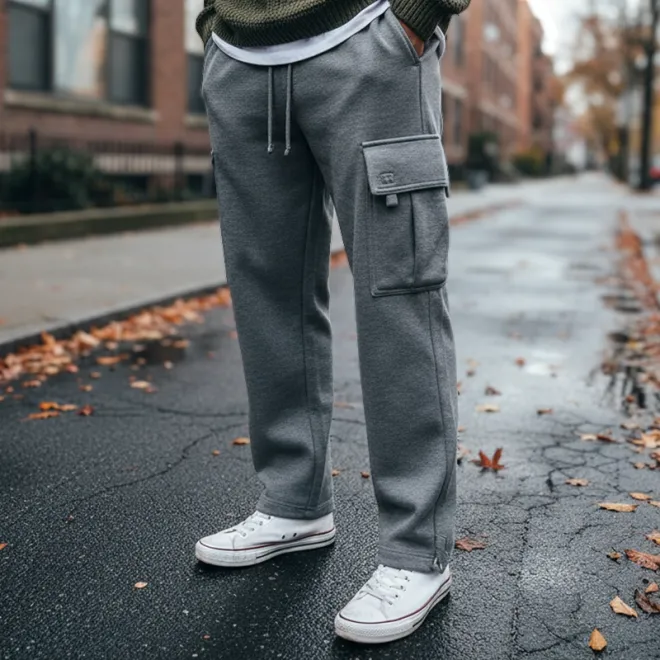 mens sweatpants, wide leg sweatpants, straight leg sweatpants, mens pants, oversized sweatpants, sweatpants with pockets